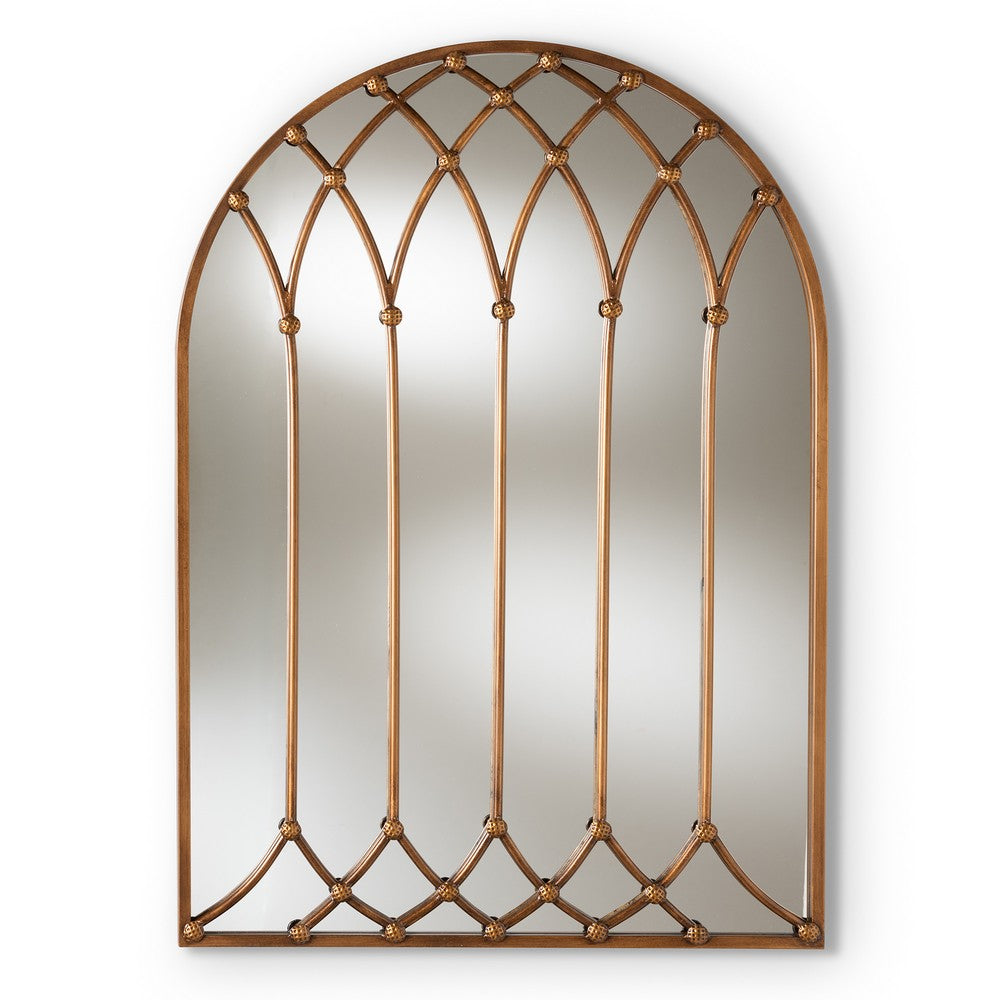 Baxton Studio - Freja Mirror in Antique Bronze - RTB1323 view 1