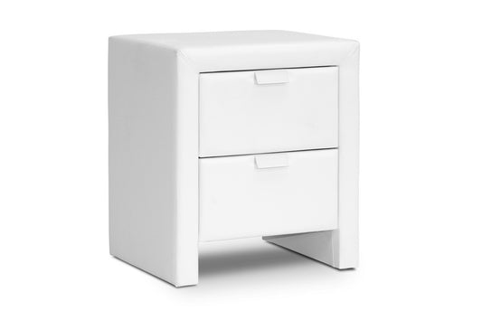 Baxton Studio - Frey Nightstand in White - BBT3089-White-NS view 1