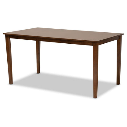Baxton Studio - Gabriel Dining Set in Grey/Walnut - RH335C-Grey/Walnut-6PC Dining Set view 4