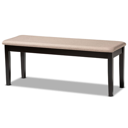 Baxton Studio - Gabriel Dining Set in Sand/Dark brown - RH335C-Sand/Dark Brown-6PC Dining Set view 3