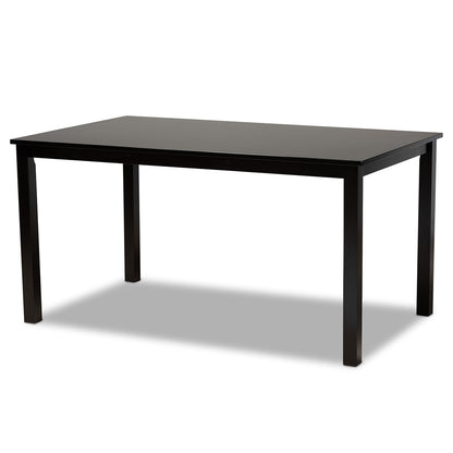 Baxton Studio - Gabriel Dining Set in Sand/Dark brown - RH335C-Sand/Dark Brown-6PC Dining Set view 4