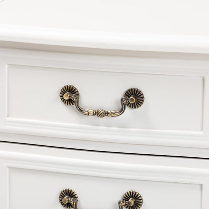 Baxton Studio - Gabrielle End Table in White/Brass - ETASW-04-White-ET view 5