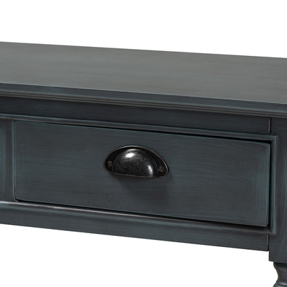 Baxton Studio - Garvey Console Table in Dark Blue Gray - JY20A373-Grey-Console view 5