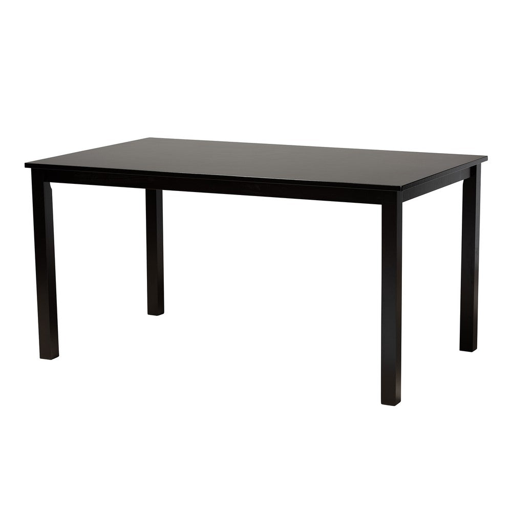 Baxton Studio - Genesis Dining Set in Grey/Dark Brown - RH389C-Grey/Dark Brown-6PC Dining Set view 4