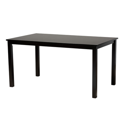 Baxton Studio - Genesis Dining Set in Grey/Dark Brown - RH389C-Grey/Dark Brown-6PC Dining Set view 4