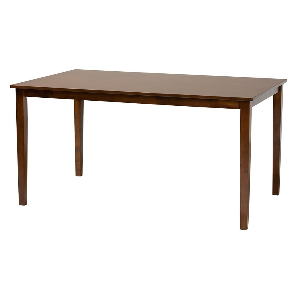 Baxton Studio - Genesis Dining Set in Grey/Walnut Brown - RH389C-Grey/Walnut-6PC Dining Set view 4