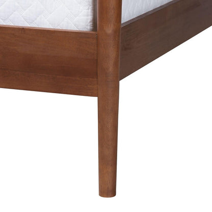 Baxton Studio - Gianetta Queen Size Bed in Walnut Brown - MG0257-Walnut-Queen view 5