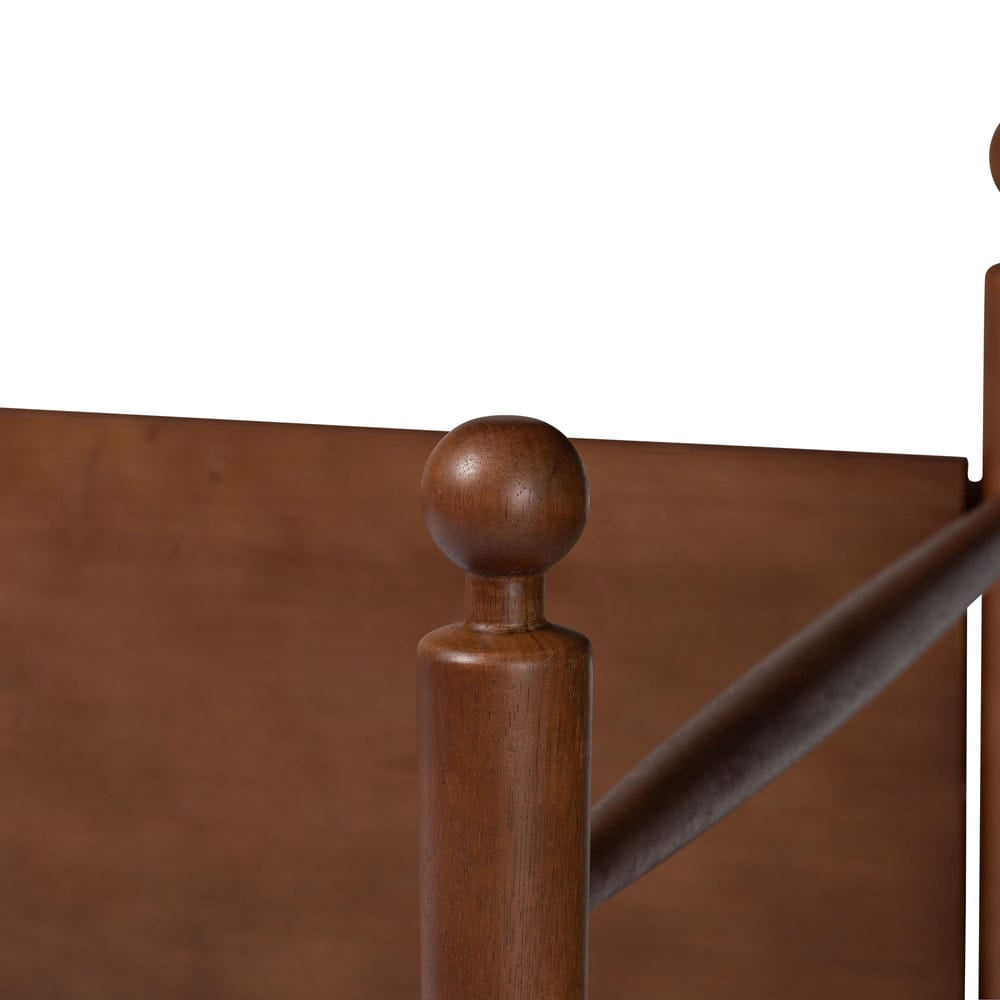 Baxton Studio - Gianetta Twin Size Daybed in Walnut Brown - MG0257-1-Walnut-Twin Daybed view 5