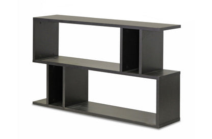 Baxton Studio - Goodwin Bookshelf  in Dark Brown - FP-2DS-Shelf view 1