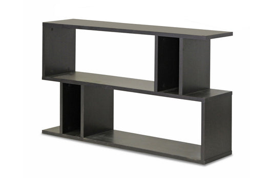 Baxton Studio - Goodwin Bookshelf  in Dark Brown - FP-2DS-Shelf view 1