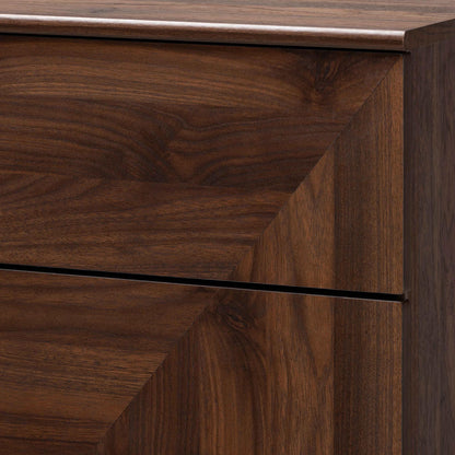 Baxton Studio - Graceland Chest in Walnut Brown/Gold - LV45COD4523WI-CLB-5DW-Chest view 5