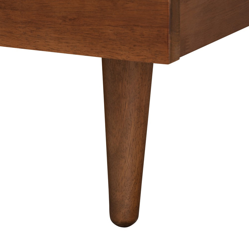 Baxton Studio - Graham Queen Size Bed in Ash Walnut - MG0107-Ash Walnut-Queen view 7
