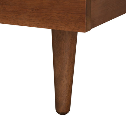 Baxton Studio - Graham Queen Size Bed in Ash Walnut - MG0107-Ash Walnut-Queen view 7
