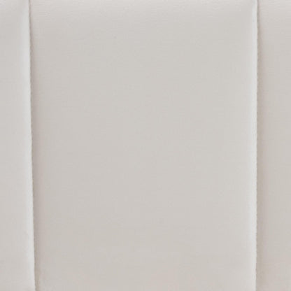 Baxton Studio - Granger Queen Size Bed in Alabaster White - BBT61347-Alabaster White Velvet/White Washed Oak-Queen view 6