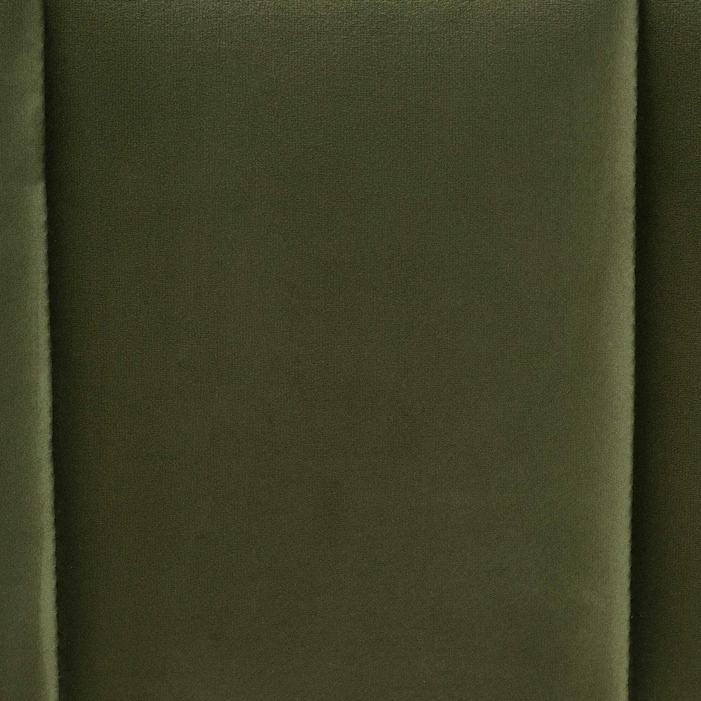 Baxton Studio - Granger Queen Size Bed in Moss Green/Wenge - BBT61347-Moss Green Velvet/Wenge-Queen view 6