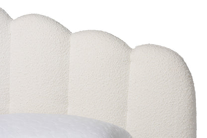 Baxton Studio - Grenier King Size Bed - BBT61329-Floating Bed-Cream-King view 4