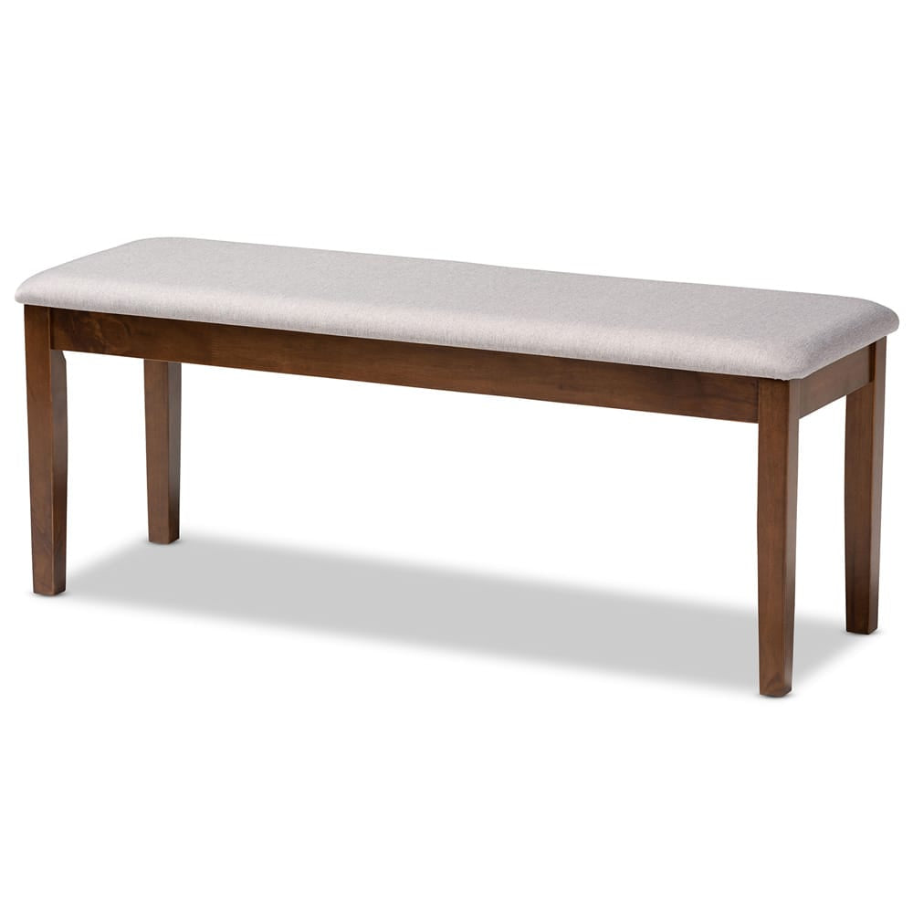 Baxton Studio - Gustavo Dining Set in Grey/Walnut - RH317C-Grey/Walnut-6PC Dining Set view 3