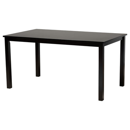 Baxton Studio - Gustavo Dining Set in Sand/Dark Brown - RH317C-Sand/Dark Brown-6PC Dining Set view 4