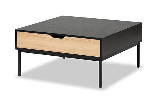 Baxton Studio - Haben Coffee Table - LCF20182-Black/Tan-CT view 1