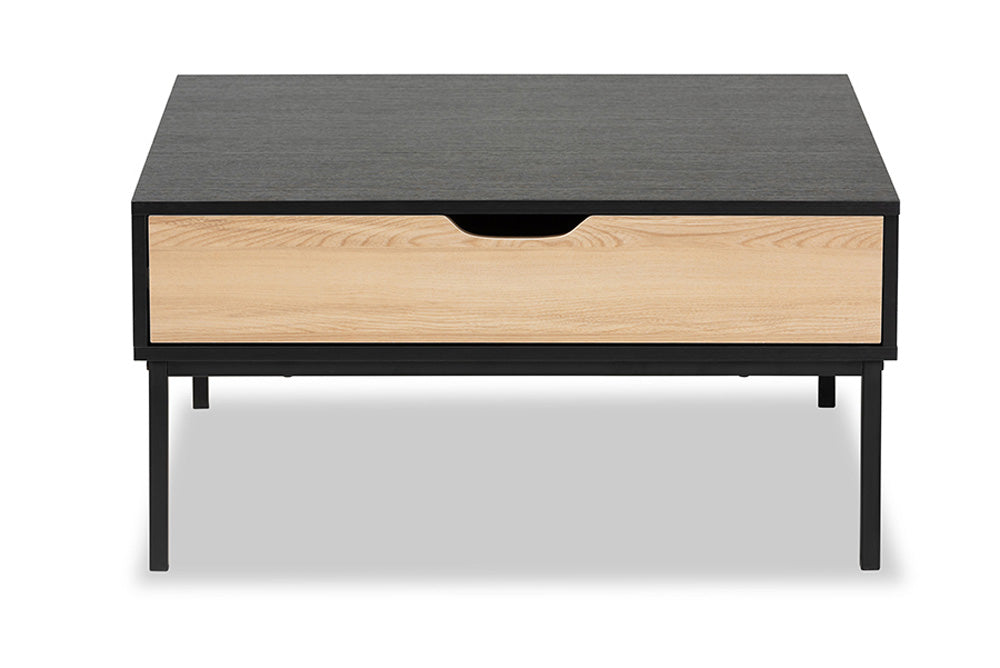 Baxton Studio - Haben Coffee Table - LCF20182-Black/Tan-CT view 3
