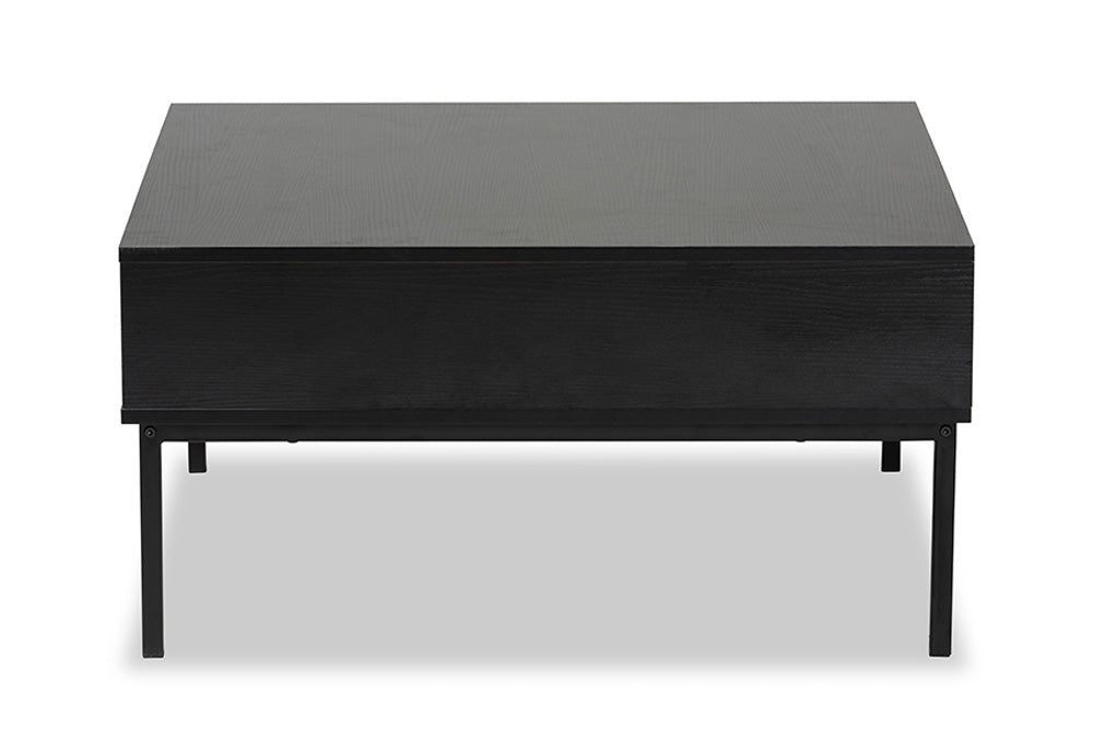 Baxton Studio - Haben Coffee Table - LCF20182-Black/Tan-CT view 4