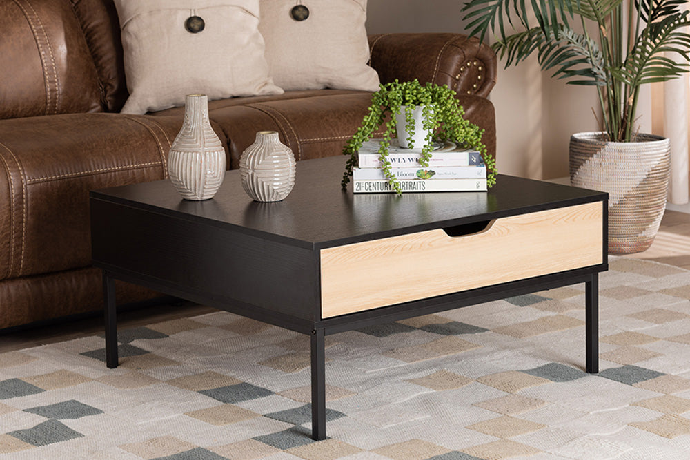 Baxton Studio - Haben Coffee Table - LCF20182-Black/Tan-CT view 5