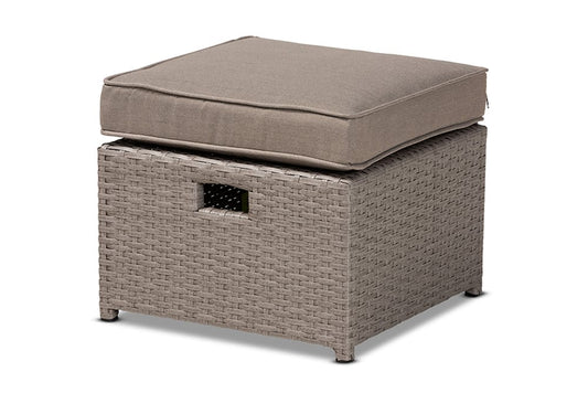 Baxton Studio - Haina Patio Set - MLM-210592-Light Grey view 2