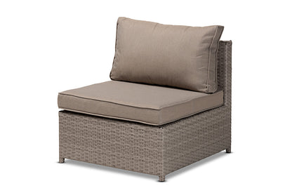 Baxton Studio - Haina Patio Set - MLM-210592-Light Grey view 4