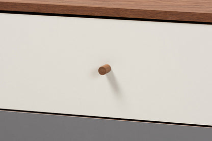 Baxton Studio - Halden Sideboard - FP-11022-Grey/Walnut-Sideboard view 6