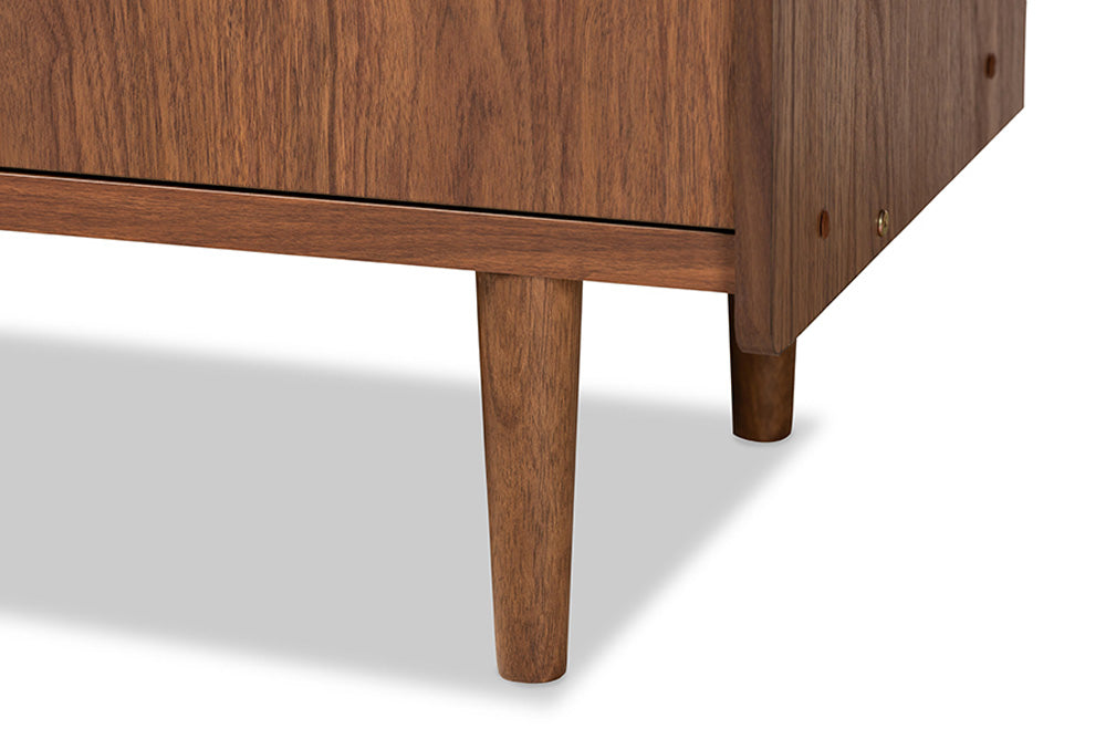 Baxton Studio - Halden Sideboard - FP-11022-Grey/Walnut-Sideboard view 7