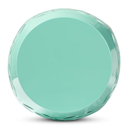 Baxton Studio - Hallie Outdoor Side Table in Aqua - H01-101371B Aqua Metal Side Table view 3