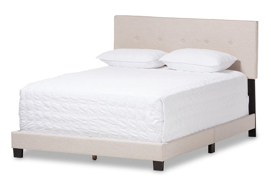 Baxton Studio - Hampton King Size Bed - CF8747-H-Light Beige-King view 1