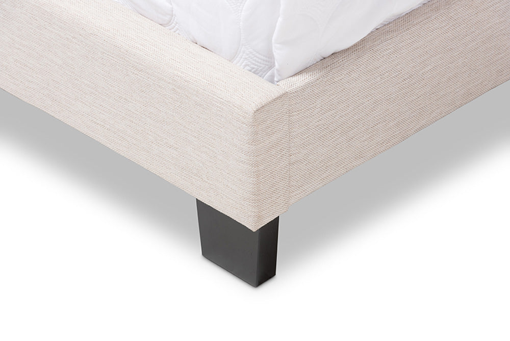 Baxton Studio - Hampton King Size Bed - CF8747-H-Light Beige-King view 6