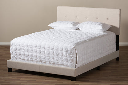 Baxton Studio - Hampton King Size Bed - CF8747-H-Light Beige-King view 7