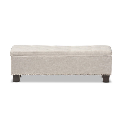 Baxton Studio - Hannah Storage Bench in Beige - BBT3136-OTTO-Beige-H1217-3 view 1