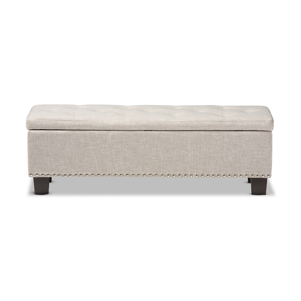 Baxton Studio - Hannah Storage Bench in Beige - BBT3136-OTTO-Beige-H1217-3 view 3