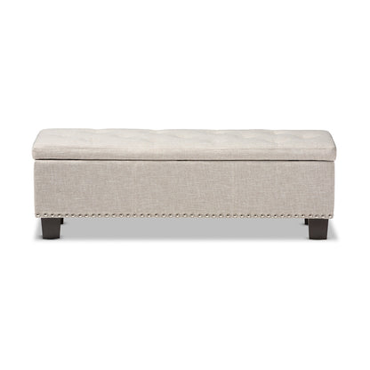 Baxton Studio - Hannah Storage Bench in Beige - BBT3136-OTTO-Beige-H1217-3 view 3