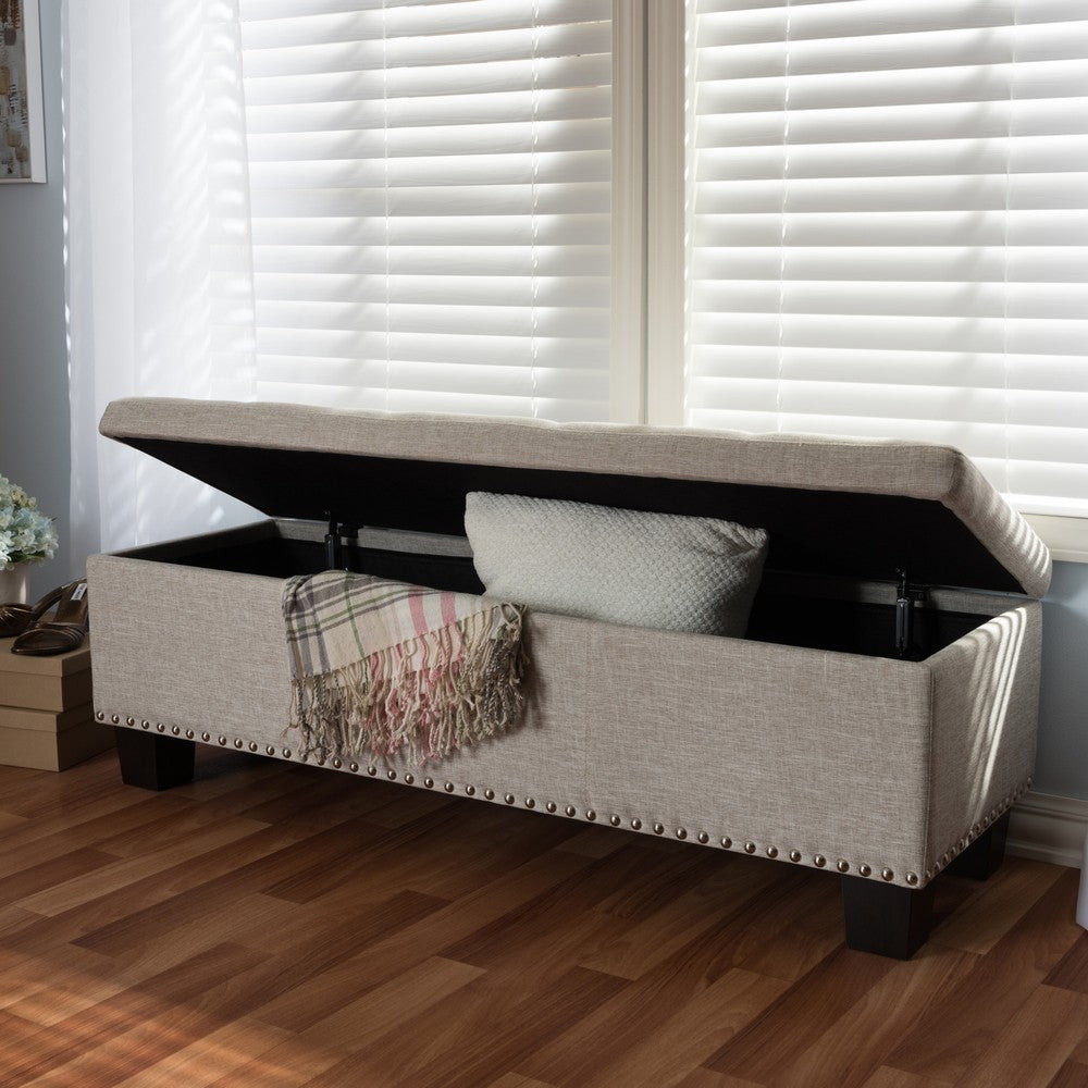 Baxton Studio - Hannah Storage Bench in Beige - BBT3136-OTTO-Beige-H1217-3 view 7