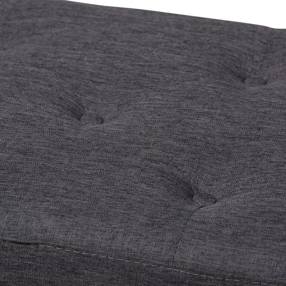 Baxton Studio - Hannah Storage Bench in Dark Grey - BBT3136-OTTO-Dark Grey-H1217-20 view 6
