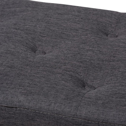 Baxton Studio - Hannah Storage Bench in Dark Grey - BBT3136-OTTO-Dark Grey-H1217-20 view 6