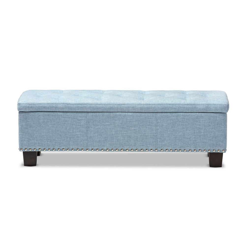 Baxton Studio - Hannah Storage Bench in Light Blue - BBT3136-OTTO-Light Blue-H1217-21 view 1