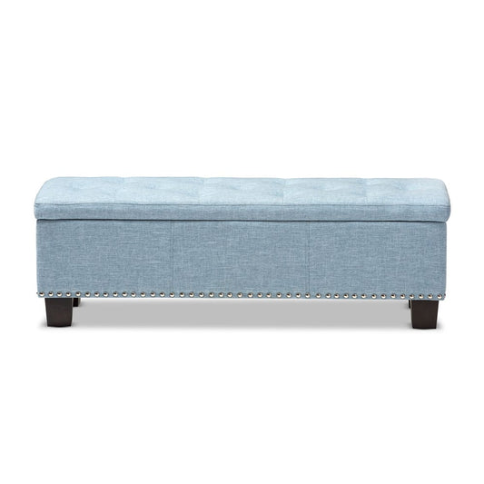 Baxton Studio - Hannah Storage Bench in Light Blue - BBT3136-OTTO-Light Blue-H1217-21 view 1