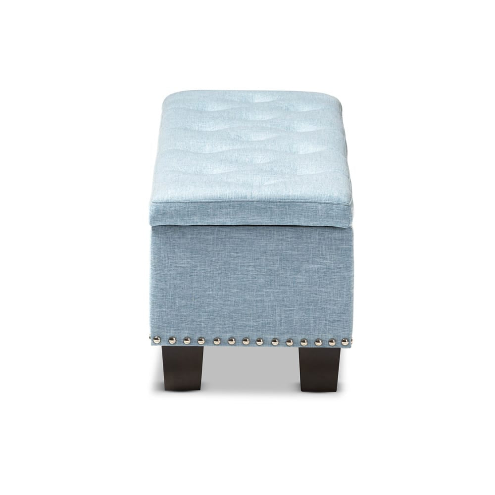 Baxton Studio - Hannah Storage Bench in Light Blue - BBT3136-OTTO-Light Blue-H1217-21 view 2