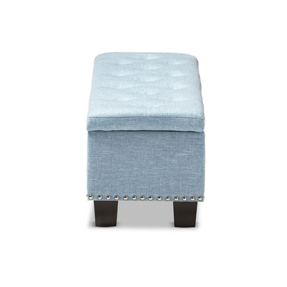 Baxton Studio - Hannah Storage Bench in Light Blue - BBT3136-OTTO-Light Blue-H1217-21 view 2