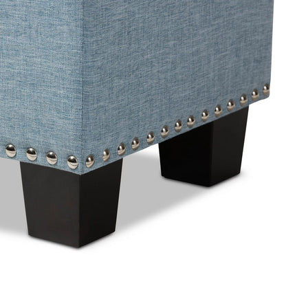 Baxton Studio - Hannah Storage Bench in Light Blue - BBT3136-OTTO-Light Blue-H1217-21 view 4
