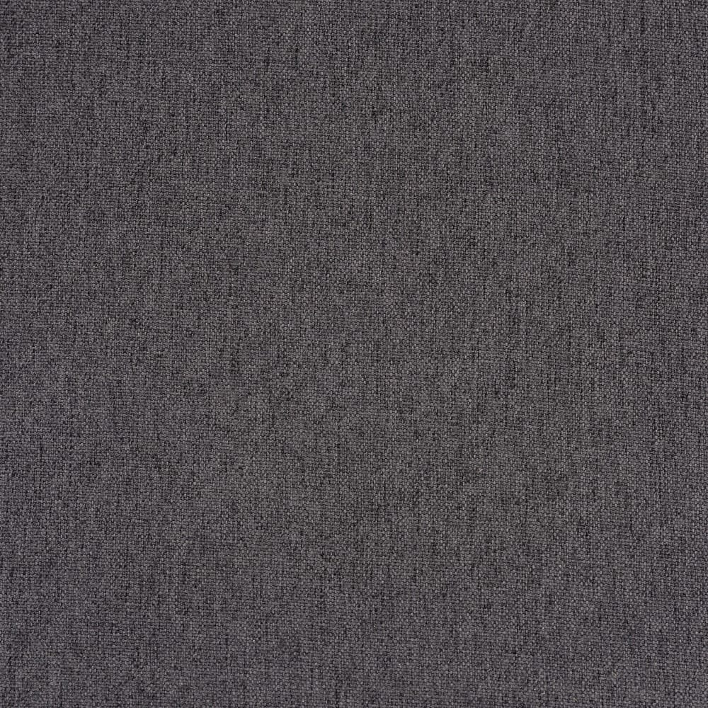 Baxton Studio - Hanson Ottoman in Dark Grey/Walnut Brown - RAC527-Dark Grey-Otto view 5