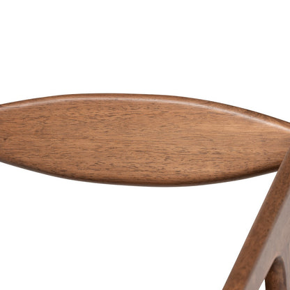 Baxton Studio - Harland Set of 2 Dining Chairs in Black/Walnut Brown - RDC809B-AC-Black/Walnut-DC view 4