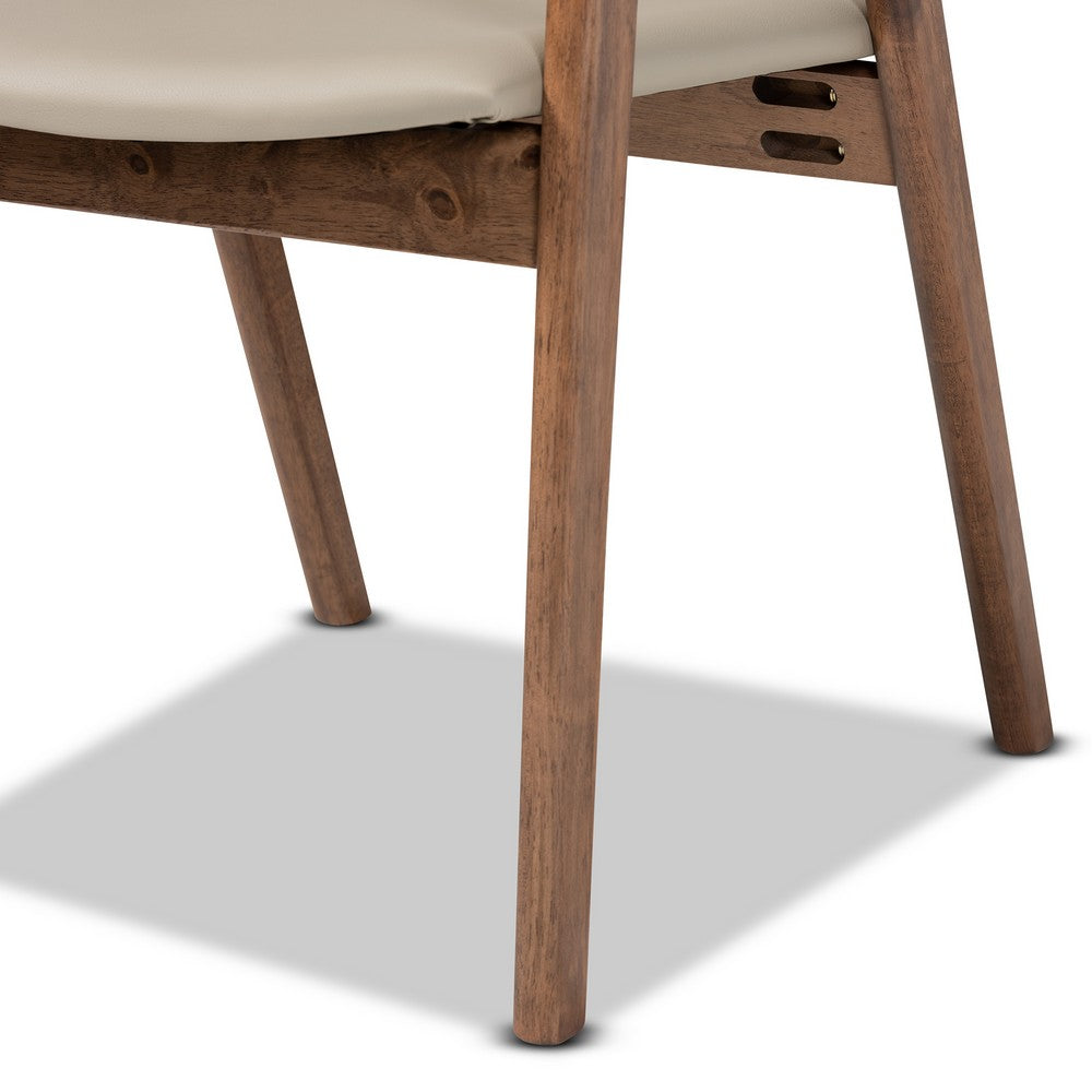Baxton Studio - Harland Set of 2 Dining Chairs in Grey/Walnut Brown - RDC809B-AC-Steel/Walnut-DC view 6