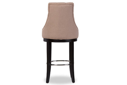 Baxton Studio - Harmony Bar Stool - WS-2076-Beige view 4