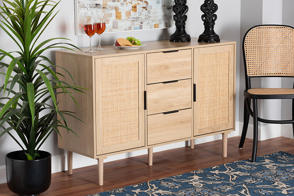 Baxton Studio - Harrison Sideboard - SR191635-Cabinet view 5